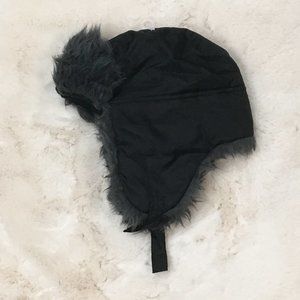 Sears | Boy's Winter Hat | Black & Grey | Size 4-7